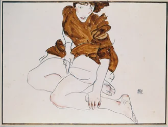 Sitzende Frau, 1912